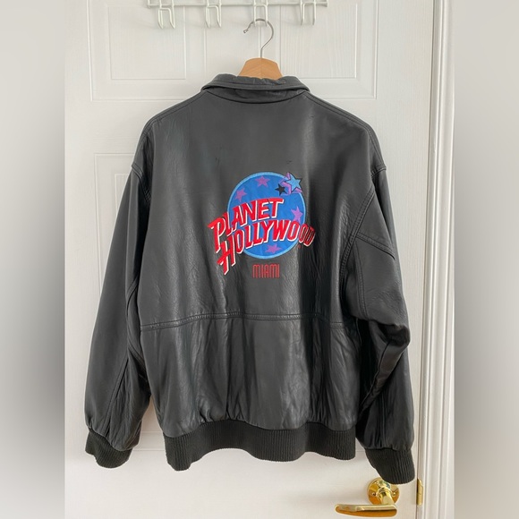 Planet Hollywood Miami Leather Jacket - Picture 2 of 4